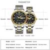 Pair Watch Pair Watch Couple Popular Ladies Pair Watch Set Luxury Arm Watch Diamond Gold Classic Stainless Steel Waterproof Wedding Anniversary Pair