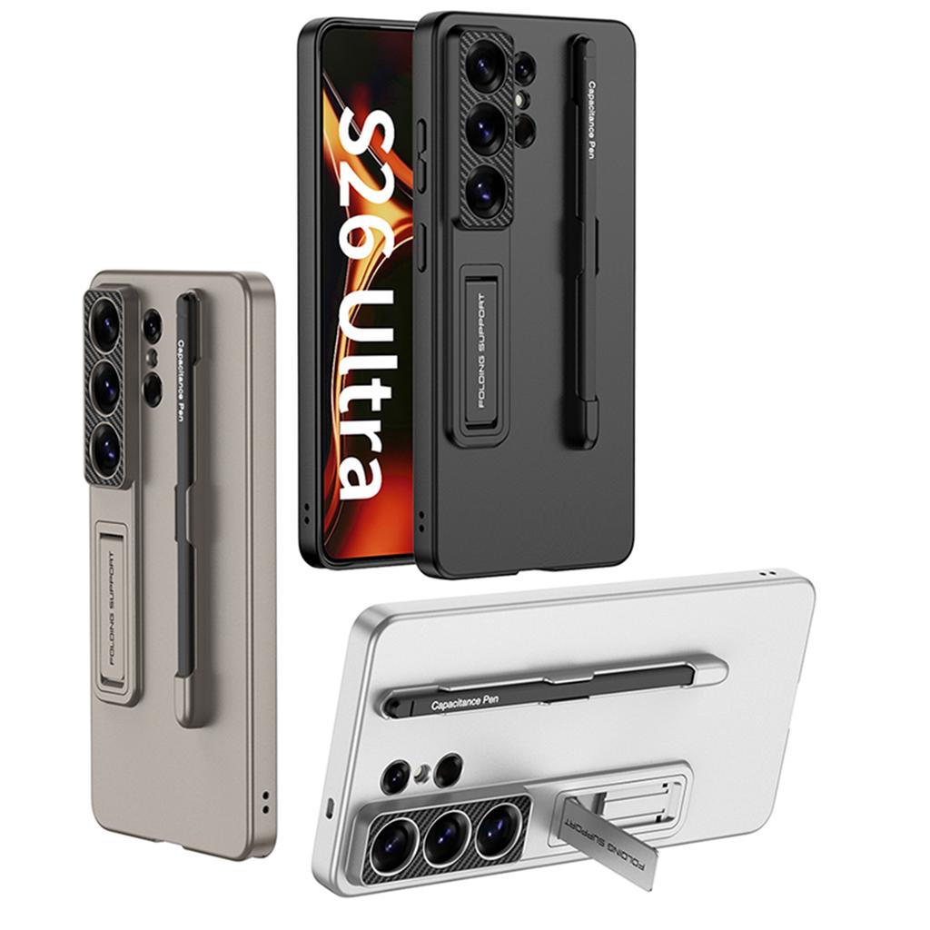 GKK For Samsung Galaxy S26 Ultra Case Slim Kickstand PC Phone Back Cover with Stylus