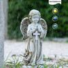 Украшение кладбища, памятник солнечному ангелу, двор, украшение из смолы для украшения двора