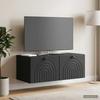 Wall Mounted TV Cabinet Black 78.5 x 41 x 30 cm