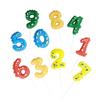 Baby Dinosaur Digital Birthday Candle Smokeless 0-9 Year Old Cute Candy Color Digital Candle Wholesale