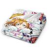 Love Live!  Blanket  Super Soft Comfortable Plush Throw Blanket For Living Room Camping Flannel Bedspread Bed Cover