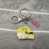 Ferrari Car Racing Helmet Keychain Ornament Pendant Gift For Ferrari HSF90 Stradale SF90Spider 296 GTB 296 GTS Auto Accessories