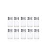 Hoshiumi Glass Миниатюрные стеклянные флаконы со спиральной алюминиевой крышкой 22 x 40 7 Набор из 10 флаконов, Флаконы, Шкатулки, Крышки, Герметичные, мм, мл,