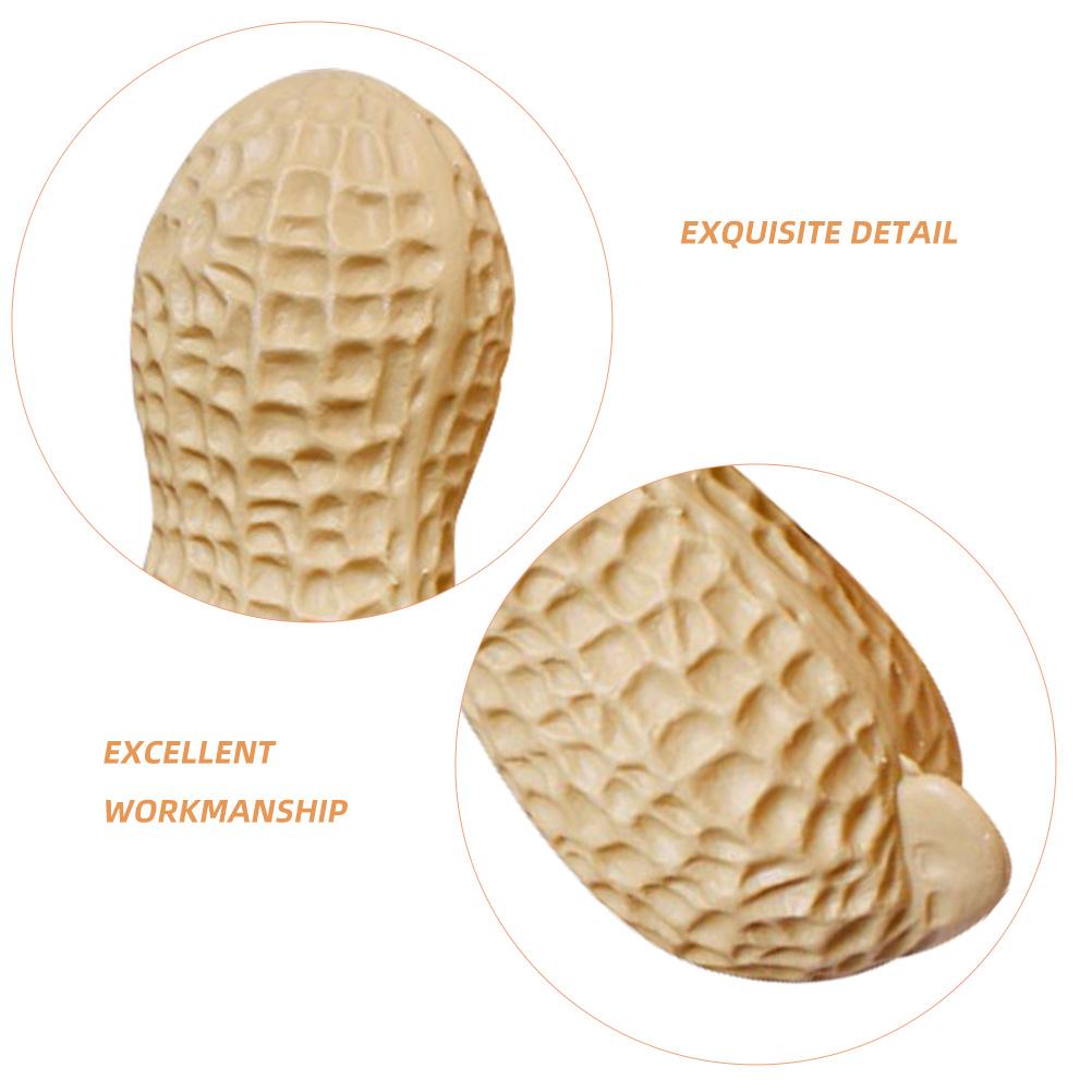 30Cm Giant Simulation Peanut Photo Prop Unique Design Artificial Peanut Decor Holiday Table Centerpiece ornament Display Model