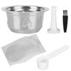 Coffee Capsule Set Stainless Steel Reusable Coffee Filter Cup for Nespresso Vertuo Plus