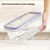 Контейнер для хранения свежих продуктов пищевого качества для холодильника, микроволновой печи, духовки, прямоугольный, для фруктов, овощей, замороженного мяса, герметичный контейнер