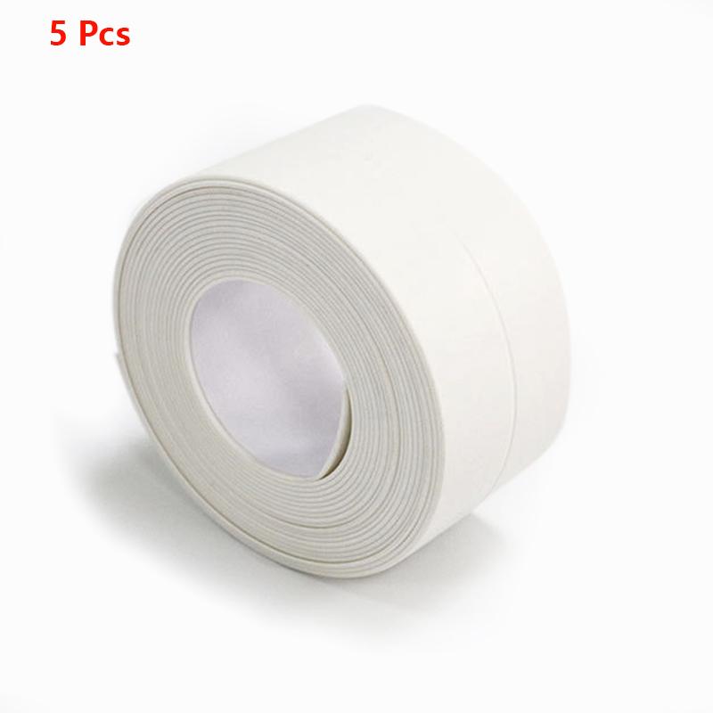 3,2 м для раковины, ванны, уплотнительная лента, ПВХ, самоклеящаяся водонепроницаемая наклейка на стену, устойчивая к плесени, водостойкая лента для туалета, ванной комнаты, кухонные аксессуары