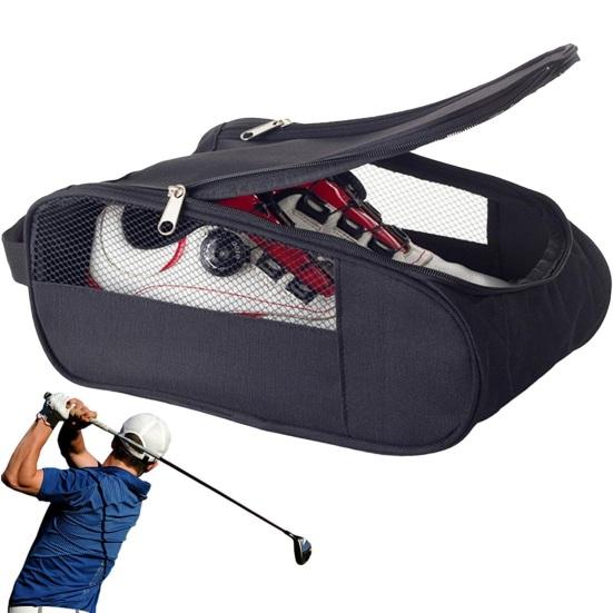 Golf Shoe Bag Zippered Outdoor Shoe Carrier Bags Travel Sports Shoe Carrier Tote Bags Golf Accessories for Men And Women