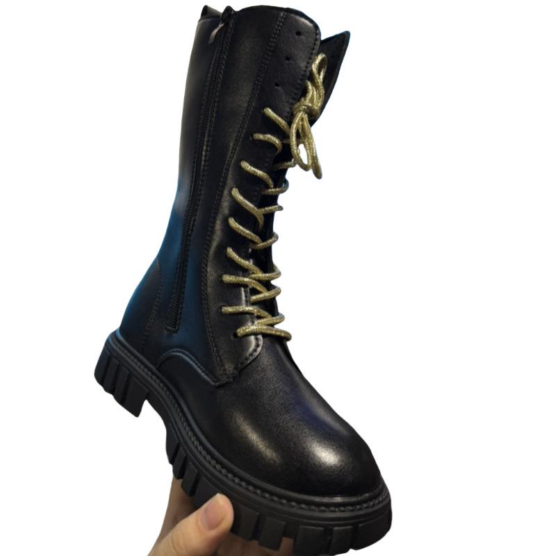 Зимние ботинки Мартин в корейском и британском стиле для девочек