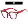 Thick Frame Oversized Square Reading Glasses Women Men Blue Light Protection Big Black Eyeglasses Transparent Computer Glasses