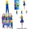 Super Mario Costume For Children And Adults Cosplay Outfit For Halloween And Parties