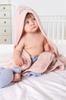 Bamboo Fish Embroidered Baby Towel Swaddle and Bathrobe Set Turkish High Quality,Luxury, Super Soft, Great Absorbent 75x75cm