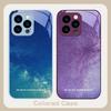 Блестящее Звездное Небо Для IPhone 16 Plus 15 14 13 12 Mini 11 Pro Max X XS XR 7 8 Plus 2022 Закаленное Стекло Чехол для Телефона