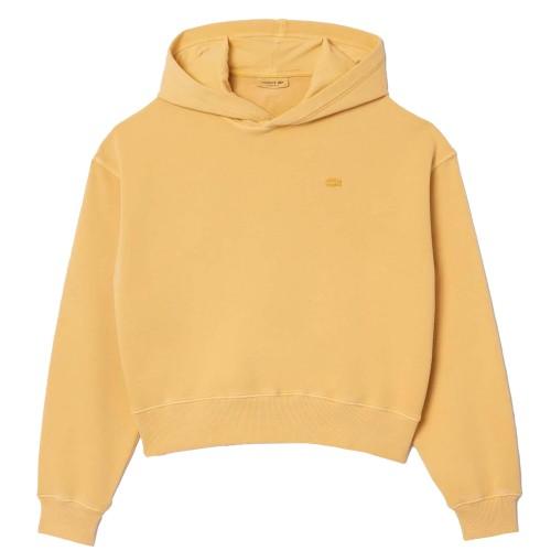 Lacoste Womens/Ladies Natural Dyed Oversized Hoodie