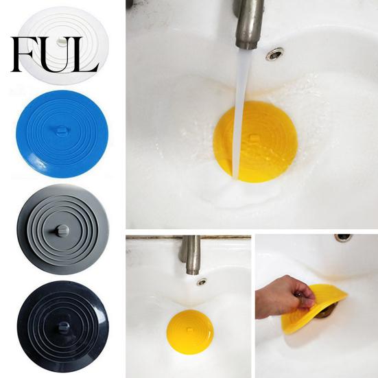 Sealing Bathtub Plug Drain Universal Silicone Stopper Strong Suction Odor-resistant Easy to Use Cover for Home Bathroom Suction-based