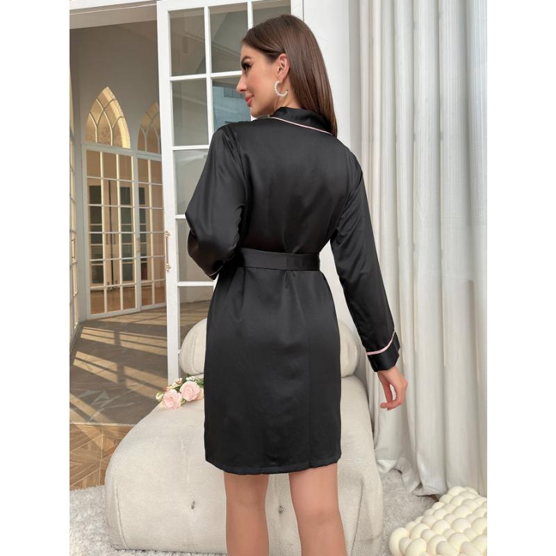 Женский однотонный атласный халат с v-образным вырезом, шелковое кимоно, халат для подружки невесты, свадебные вечерние халаты