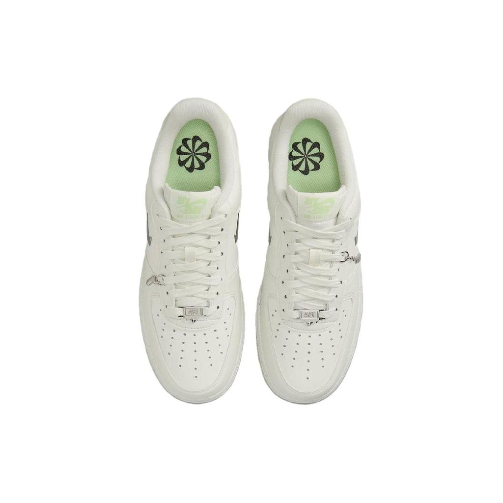 Nike Air Force 1 07 SE Next Nature Sail Vapor Зеленые женские кроссовки Кремового цвета с морским стеклом Volt FN8540-100