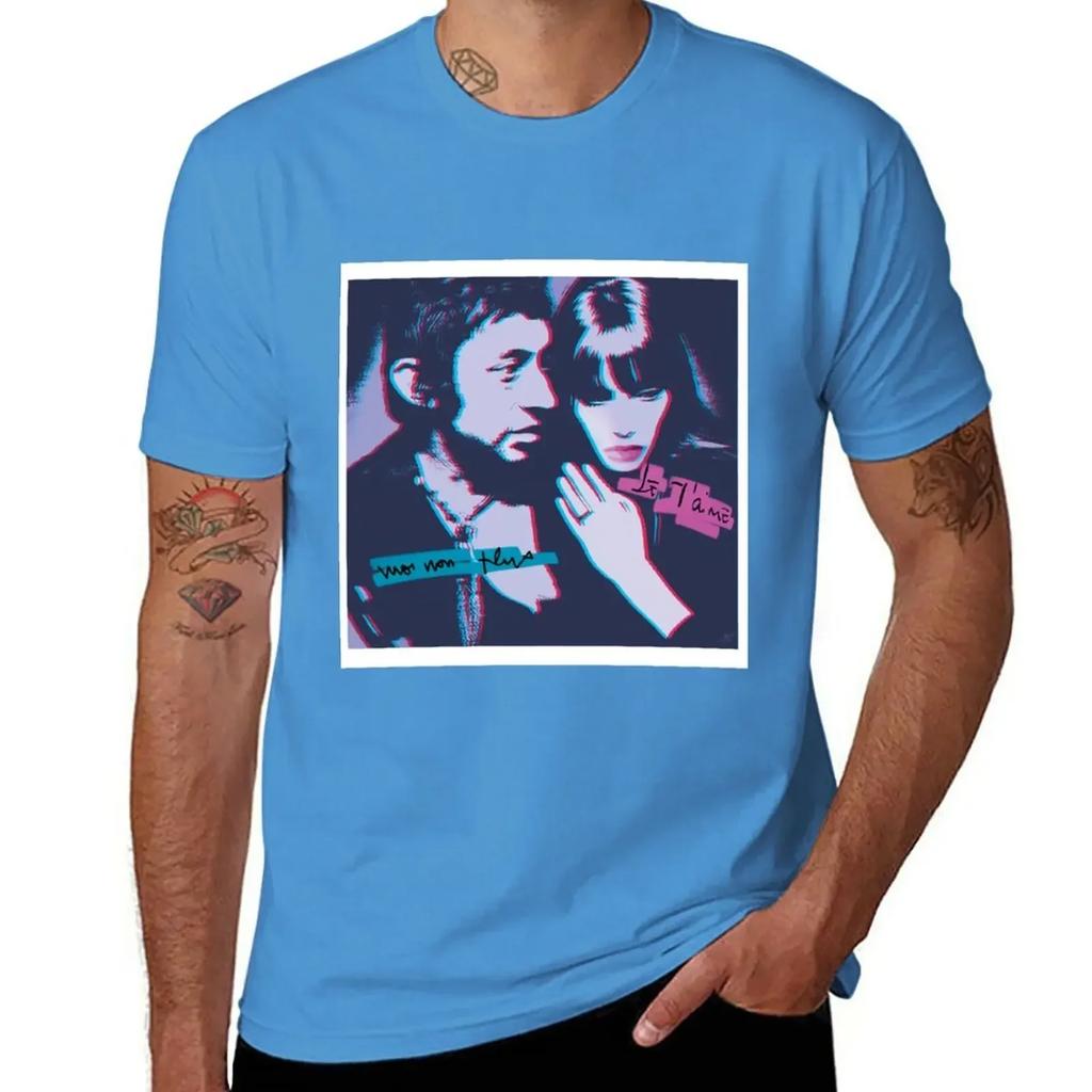 Serge Gainsbourg Jane Birkin Je taime moi non plus TShirt new edition blacks Tshirt Unisex