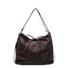 College Style Large-capacity Bag Women's 2025 New Autumn Popular Leopard Print Double Shoulder Back Bag Single Shoulder Messenger Bag