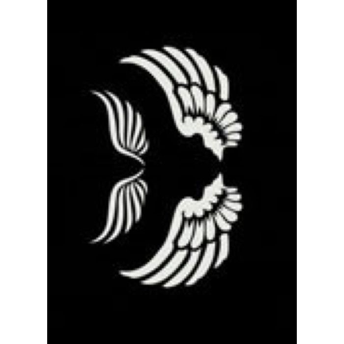 Adhesive Stencil - KI-SIGN - Angel Wings - 7x10 Cm - Reusable - For Textile and Skin