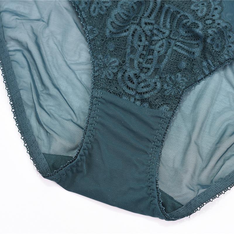 DKGEA Sexy Underwear Low-Rise Panties Women Transparent Lace Briefs