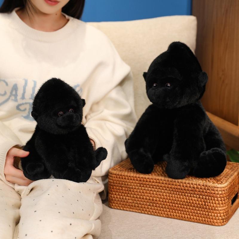 Милая плюшевая игрушка-шимпанзе, имитирующая животное, зоопарк, кукла-маленькая обезьянка, детская компаньонка, успокаивающая тряпичная кукла