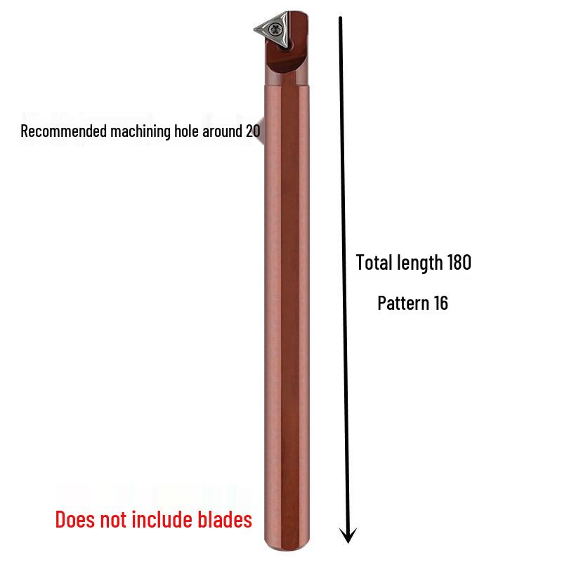Треугольная расточная оправка 60° со сменной режущей головкой для внутренних отверстий, модель STWBR06/STWCR11.