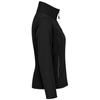 Veste Softshell Femme Noire 300 g/m² – Coupe-Vent et Résistante à la Pluie - Taille : M - Noir