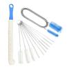 Drain Brush Kits 12PCS Multiple Size Steel Tube Cleaners With Nylon Bristles For Wide Pipes Drains Home Commercial Use