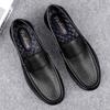 New Summer Breathable Original Quality Casual Loafers Men Lightweight Soft Formal Office Business Genuine Leather Shoes