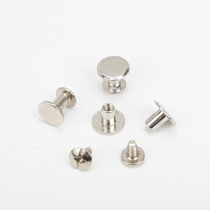 Пряжка для ремня из цинкового сплава и кожаные плоские гайки для седла