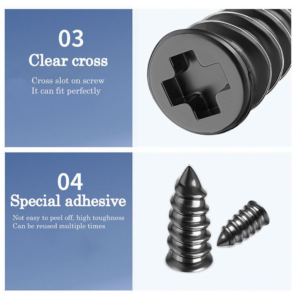 10Pcs Rubber Tire Repair Nail Big Small Size Vacuum Tyre Nails  Car Motorcycle Truck Scooter Bike
