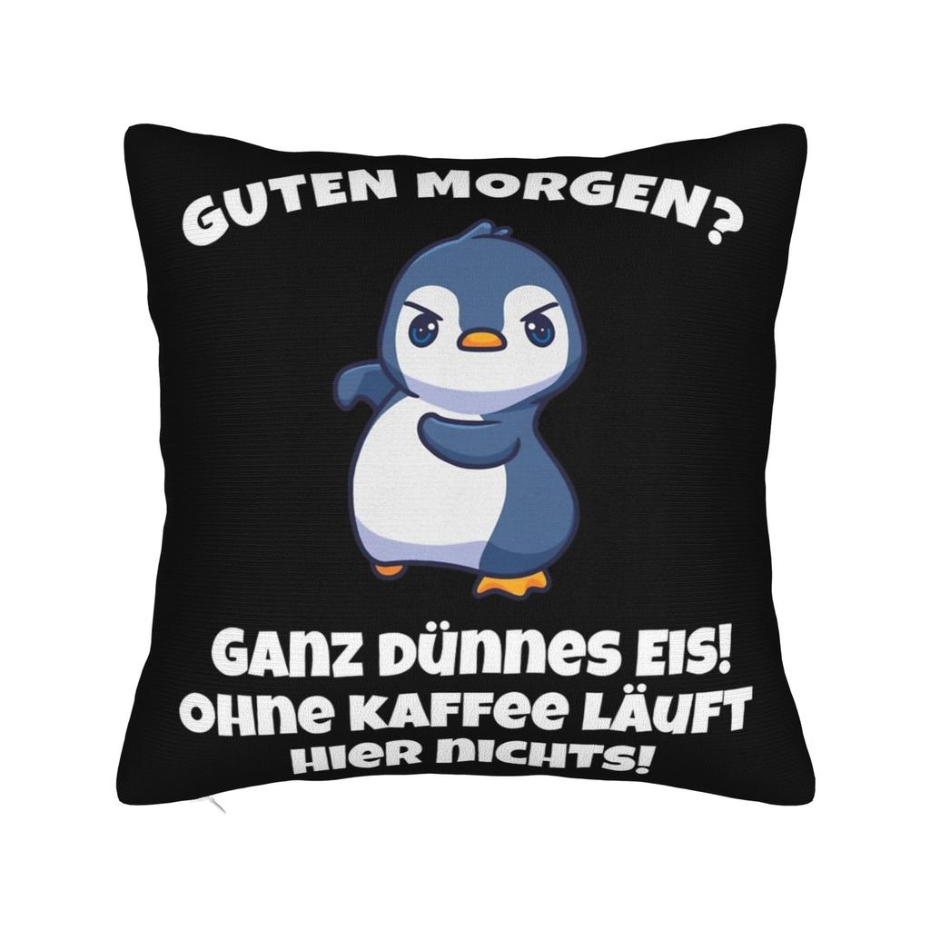 Decorative Pillowcase Guten Morgen Ganz Dnnes Eis Merchandise Seat Throw Pillow Case Cover Zippered Multi-Size