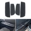 4pcs Microfiber Leather Interior Door Armrest Panel Cover Protective Trim For Peugeot 3008 2011 2012