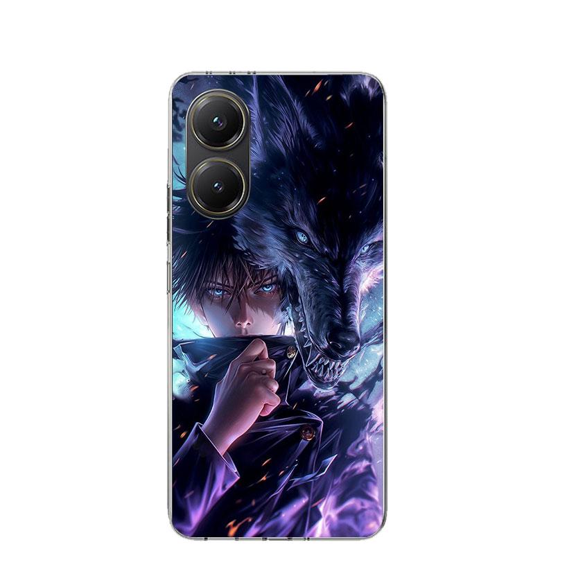 Kaisen J-Jujutsu Фушигуро Мегуми Чехол для телефона Для Xiaomi Poco X3 X5 X6 X7 X4 Nfc F7 Ultra F6 F5 Pro F4 Gt F3 M6 M5S M4 M3 Арт Чехол