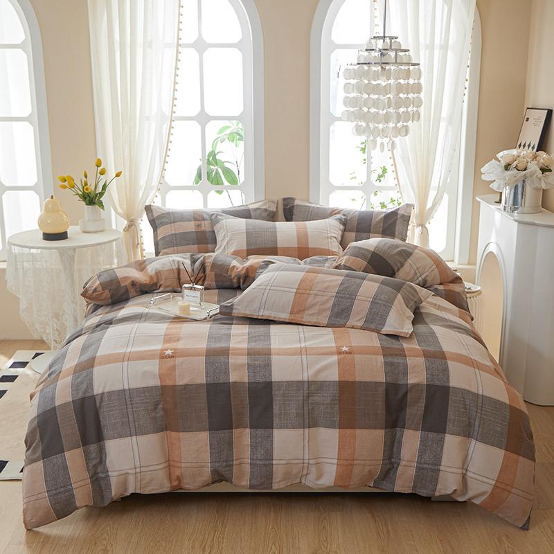 Комплект постельного белья с цветочным рисунком из 100% хлопка с узором в стиле сада, комплект постельного белья размера «queen size», пододеяльник с наволочками на все сезоны