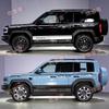 Автомобильные наклейки Fangchengbao Leopard 5: Индивидуальные Внедорожные Наклейки и Цветные Полосы для Порогов и Кузова