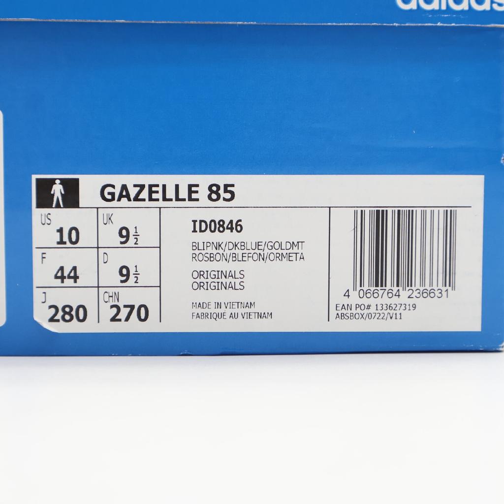 ID0846 adidas Originals Gazelle Low Розовый Bliss Темно-синий (Мужской)