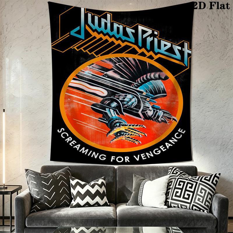 judas priest Pattern Home Decor Tapestry, Wall Hanging, Decorative RV Wall Cloth.DGT0925119