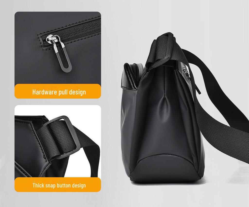 Стильная мужская сумка-мессенджер в корейском стиле: Универсальный, легкий, функциональный и идеально подходящий для деловых поездок.