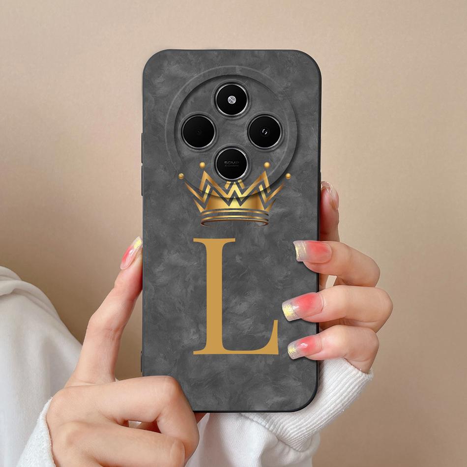 Чехол для Xiaomi Redmi 14C Волна Свет Буквы Чехол для телефона Для Xiaomi Redmi 14R 5G Redmi 14 C Мягкий Жидкий Силикон Противоударный Funda