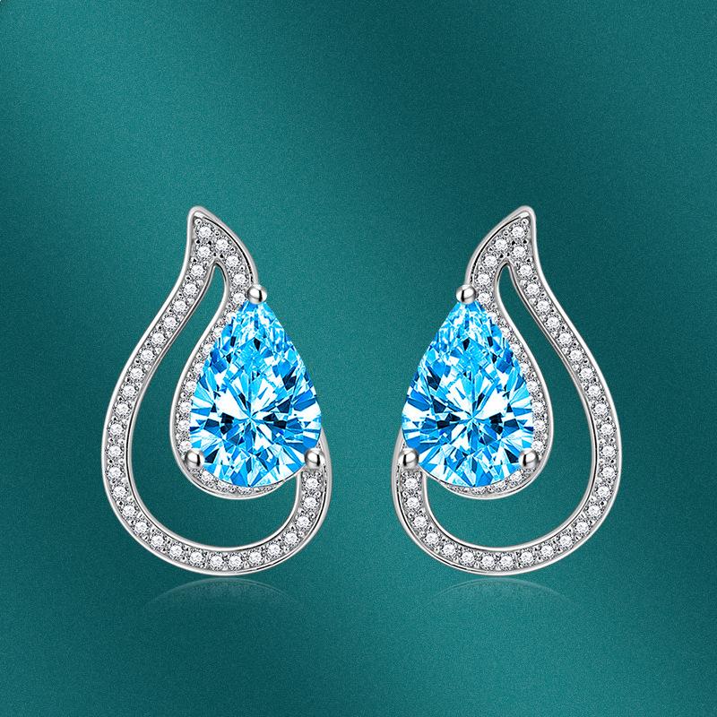 BELLA BOX Элегантные серьги-капли женские роскошные свадебные украшения для помолвки подарки