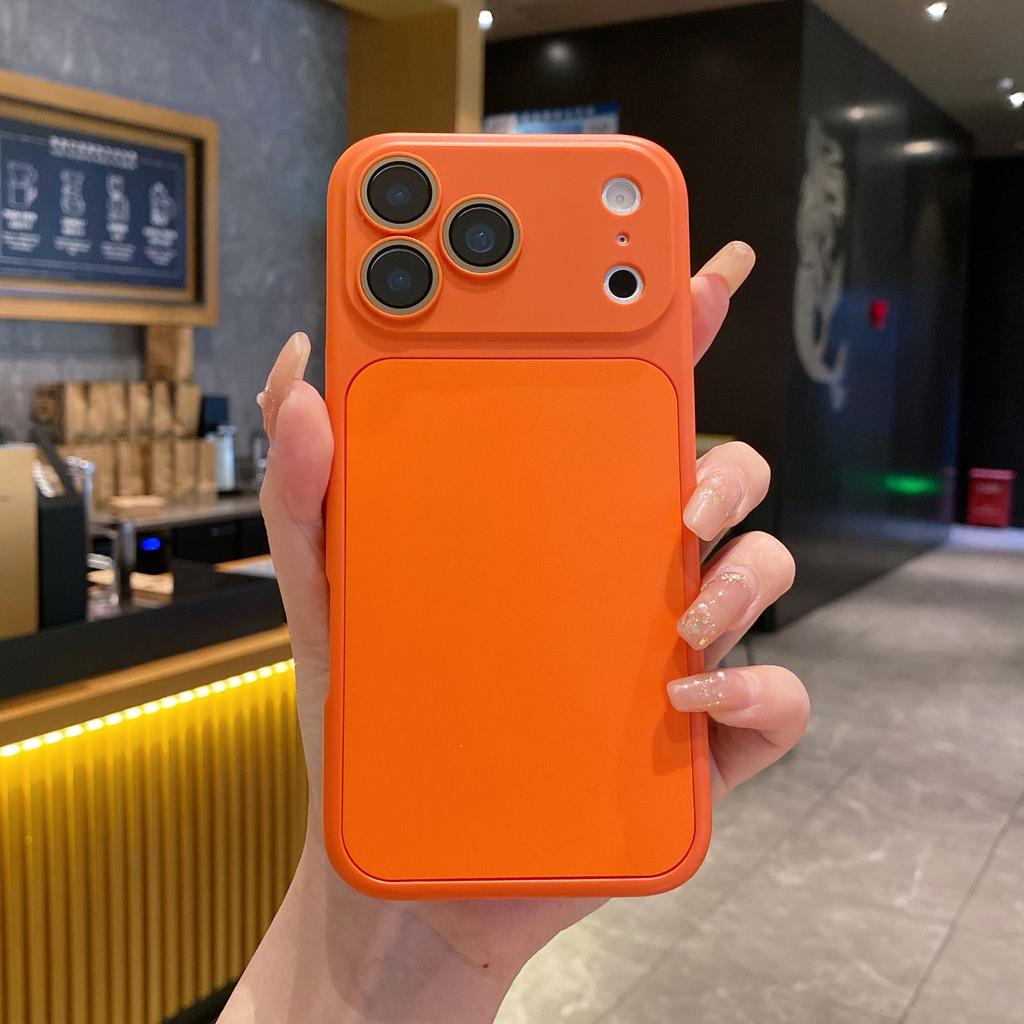 Luxury Large Window Instantly Change Into 17 Phone Case for iPhone 17 Air 16 Plus 15 14 13 12 Pro Max Shockproof Bumper Cover