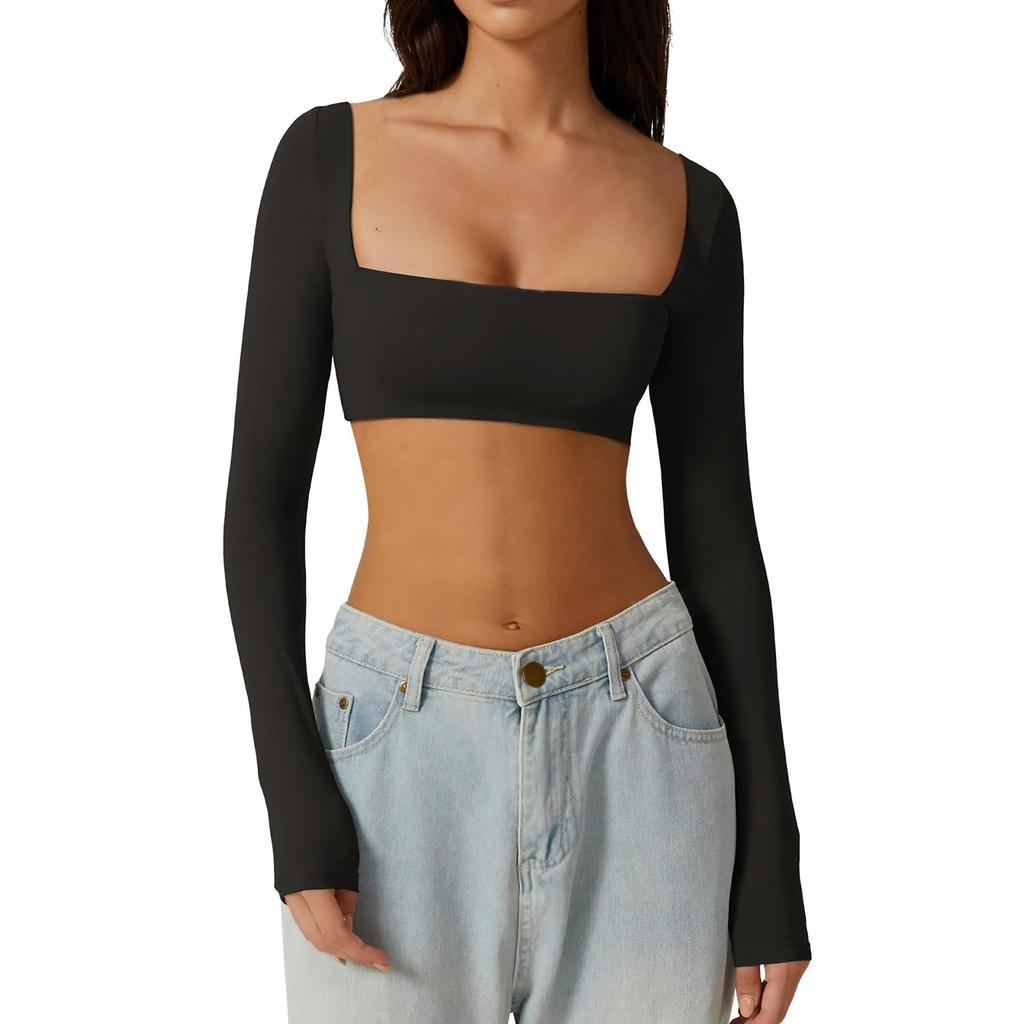 Женская модная сексуальная телесная одежда для йоги с длинными рукавами, спортивная футболка для бега на открытом воздухе, быстросохнущая плотная одежда для фитнеса, топы