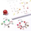 2024 Christmas 24 Day Christmas Countdown Christmas Advent Calendar Children's Bracelet Charm Set Gift Decoration