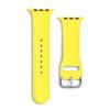 Yellow Silicone Band - Compatible with Watch Series 2-9/SE (41/40/38mm) by Hurtel