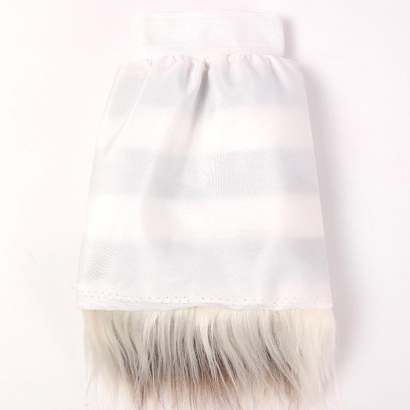 Women Furs Leg Warmer Party Costumes Winter Furry Long Boot Cuffs Fuzzy Shoe Cover Holiday Festival Performances Play