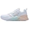 Shock Absorbing Non-Slip Wear-Resistant Low-Top Running Shoes Women Sneakers White Apricot AGCR074-4