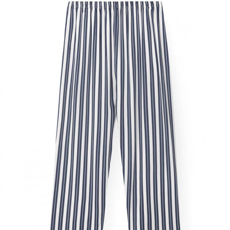 Orcite Мужской комплект пижамы с длинным рукавом H201 Мелин Темно-синий